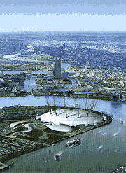 Figure 3 - Aerial View of the Millenium Dome (c) unknown