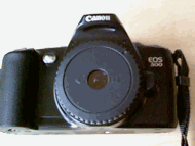 Figure 7 - Canon EOS500 fitted with PinHole