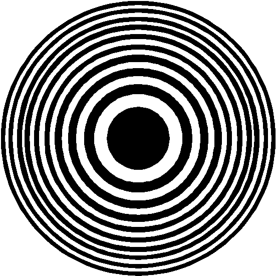 Figure 8 - Zone Plate Template